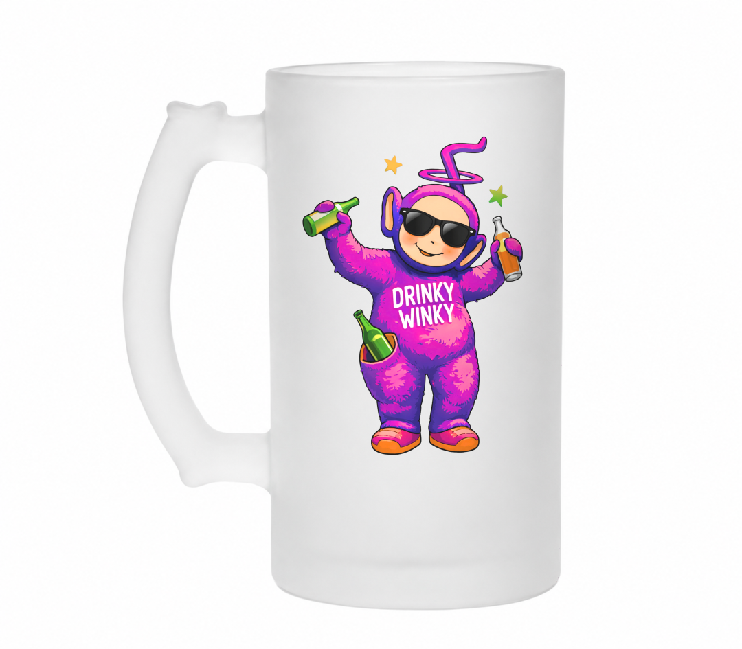 Drinky Winky lila | Bierglas
