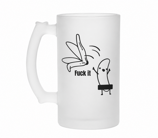 Fuck it Banana | Bierglas