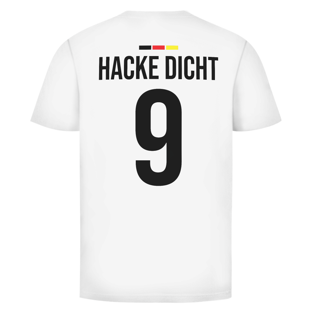 Hacke Dicht Deutschland Fan Edition beidseitig | Unisex T-Shirt