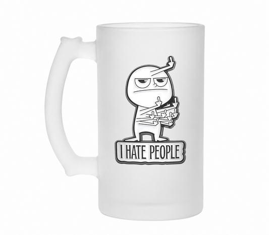 I hate People | Bierglas