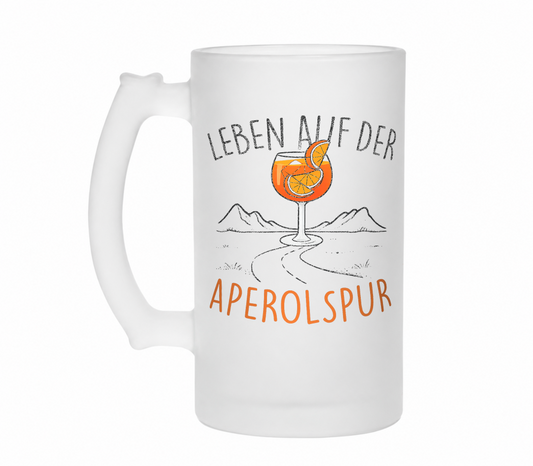 Leben auf der Aperolspur | Bierglas