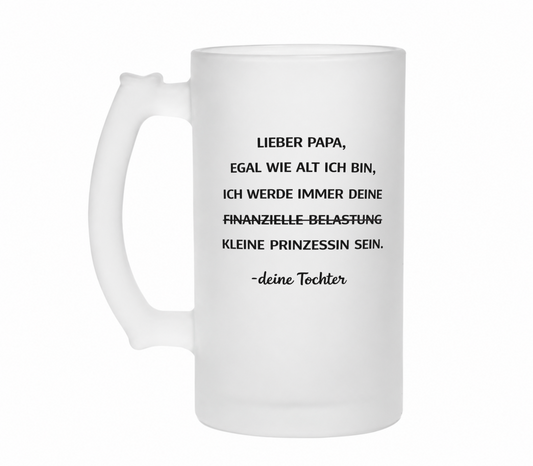 Lieber Papa | Bierglas