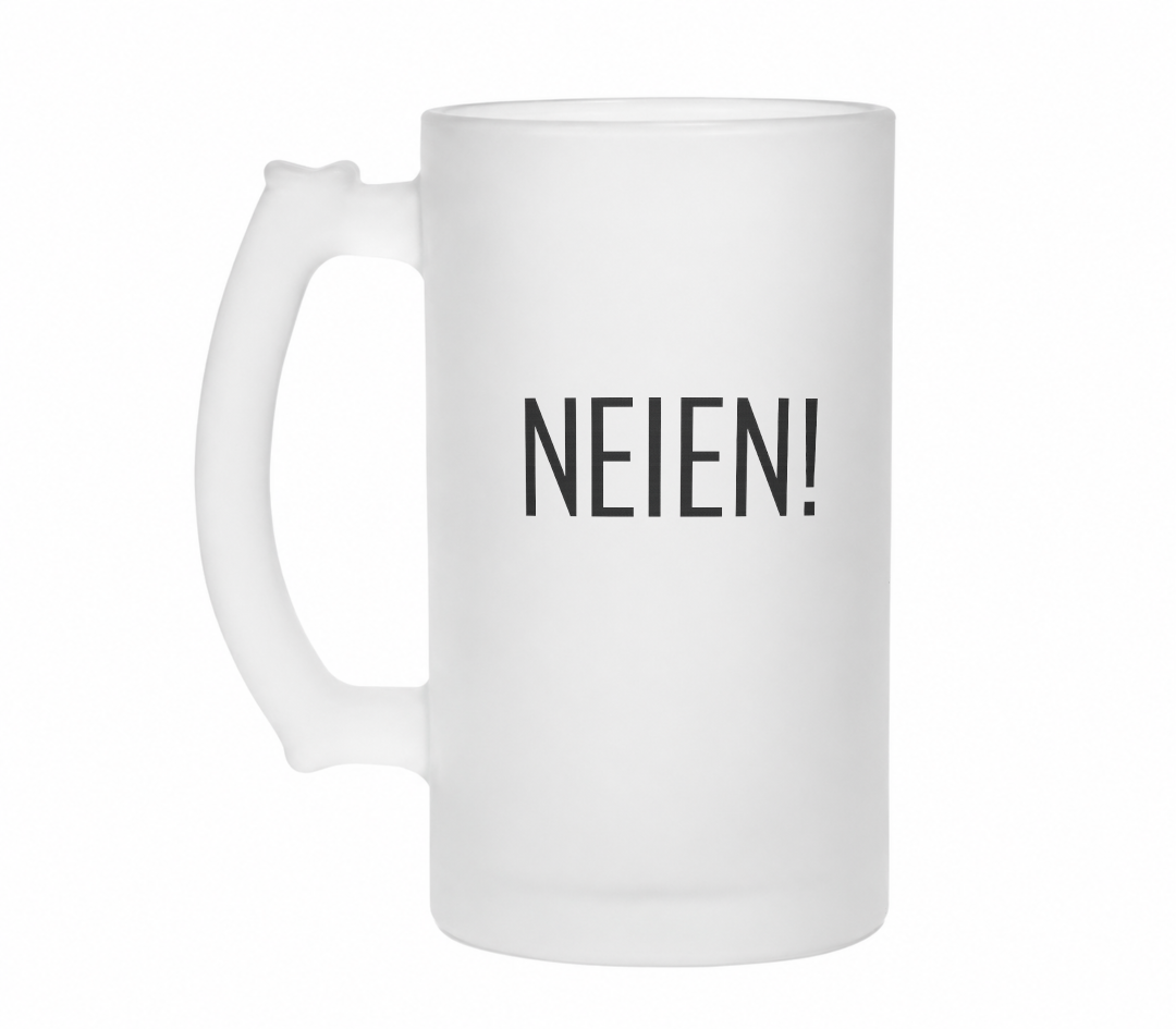 NEIEN! | Bierglas