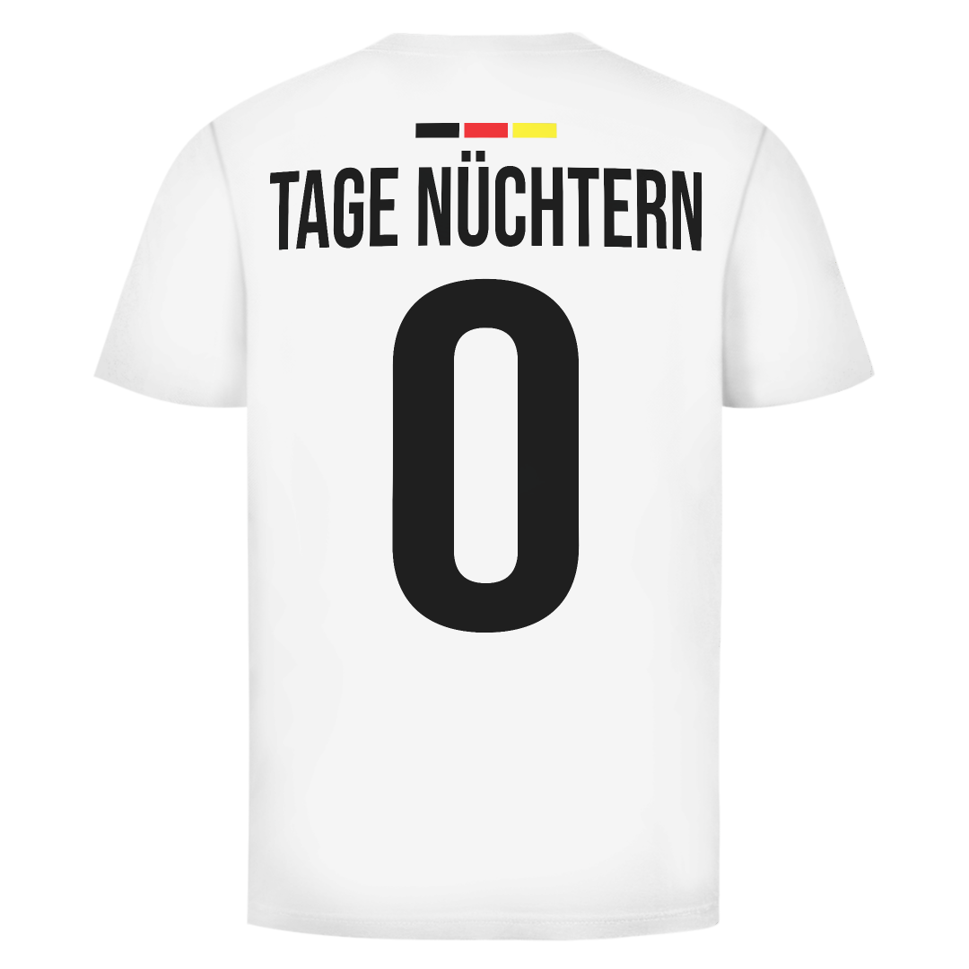 Null Tage Nüchtern Deutschland Fan Edition beidseitig | Unisex T-Shirt