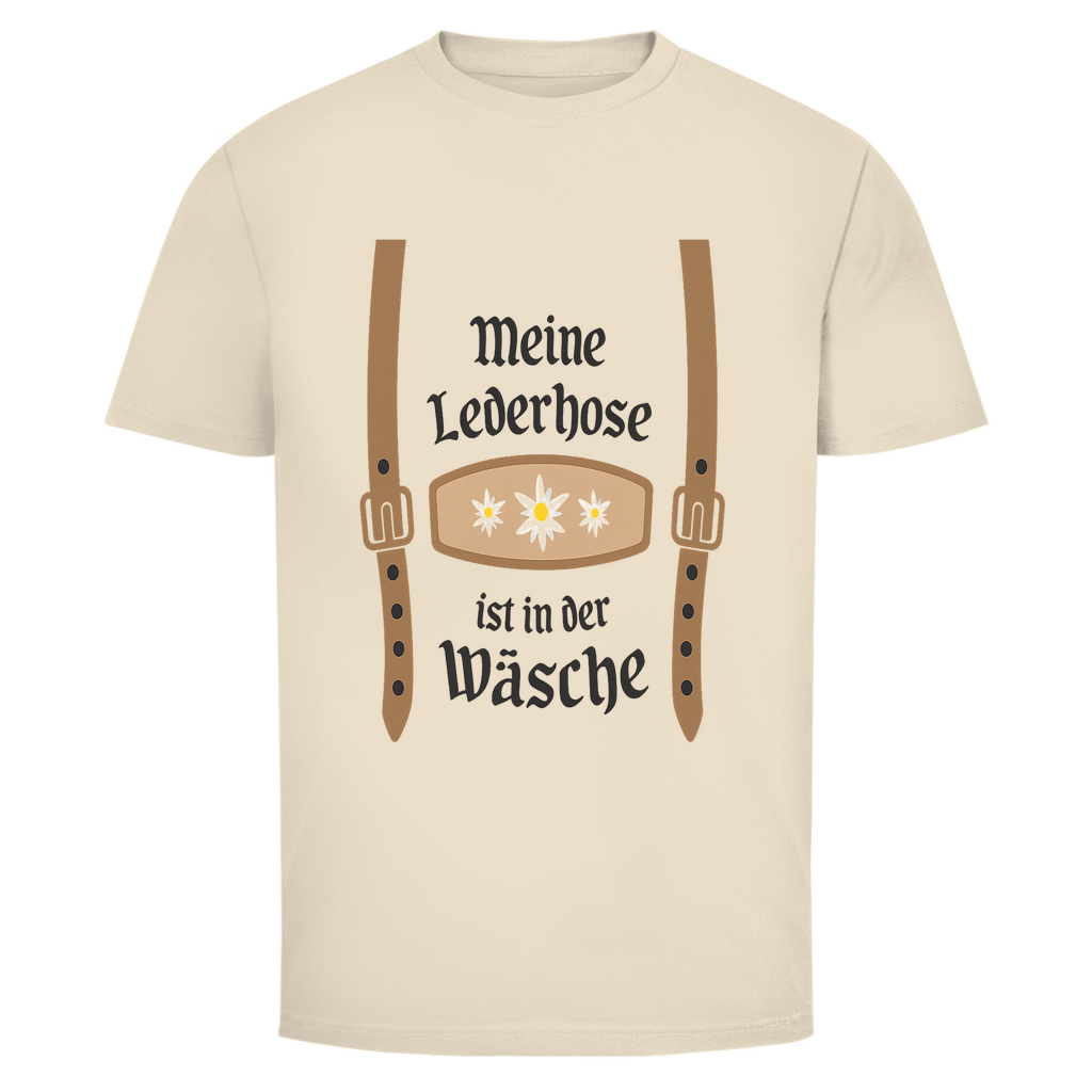 Unisex Wiesn Shirt– „Meine Lederhose ist in der Wäsche“