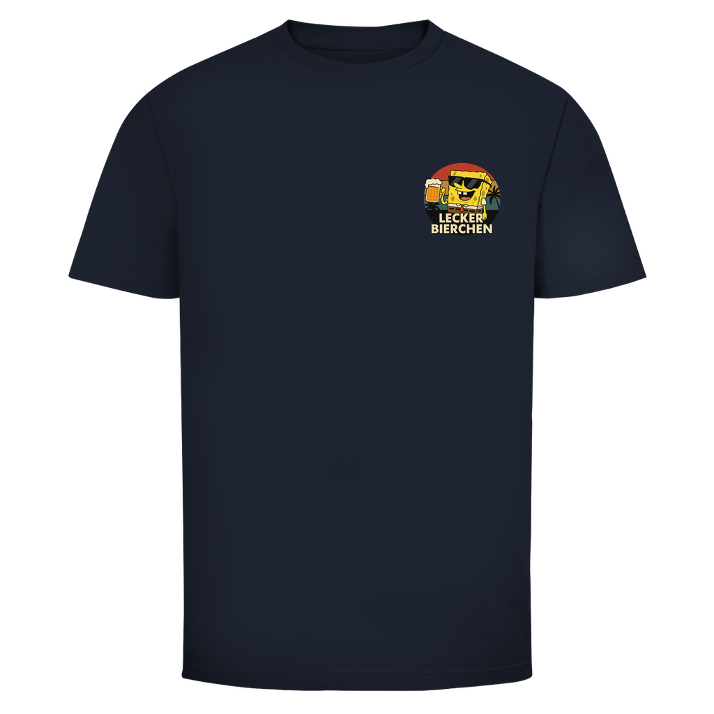 T-Shirt Männer- Lecker Bierchen Minimaslistisch