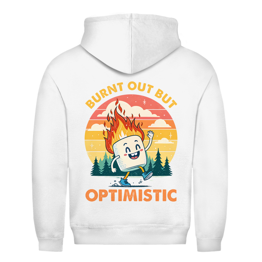 Unisex Hoodie-Rückenprint Burnt Out