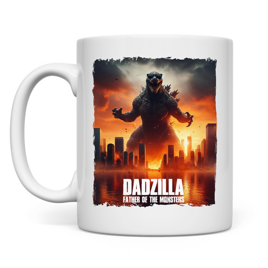 Dadzilla Tasse – Lustige Papa-Tasse für starke Familienväter