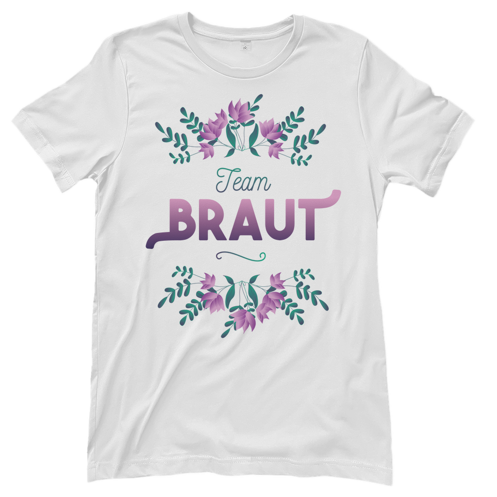 T-Shirt Frauen-Team Braut