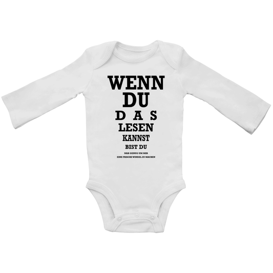 Wenn du das lesen kannst | Baby Body Langarm