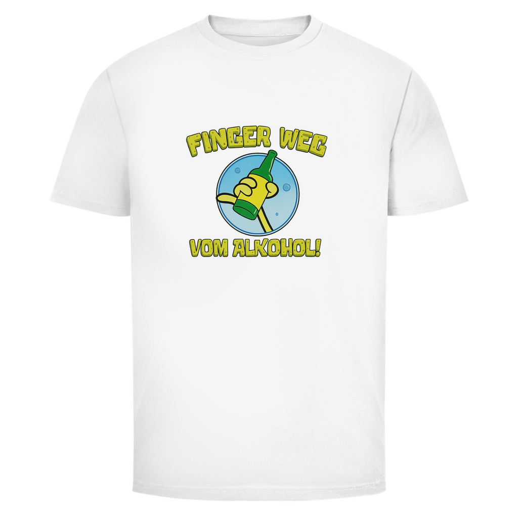 T-Shirt Männer – Finger weg vom Alkohol