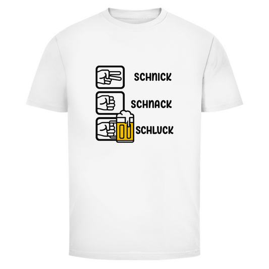 Männer T-Shirt – Schnick Schnack Schluck