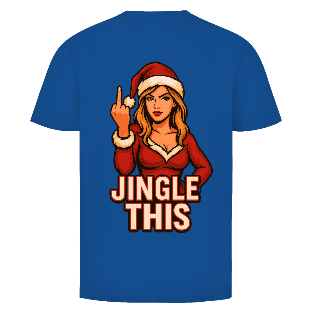 Jingle This! Weihnachtsfrau Rückendruck | Unisex Shirt
