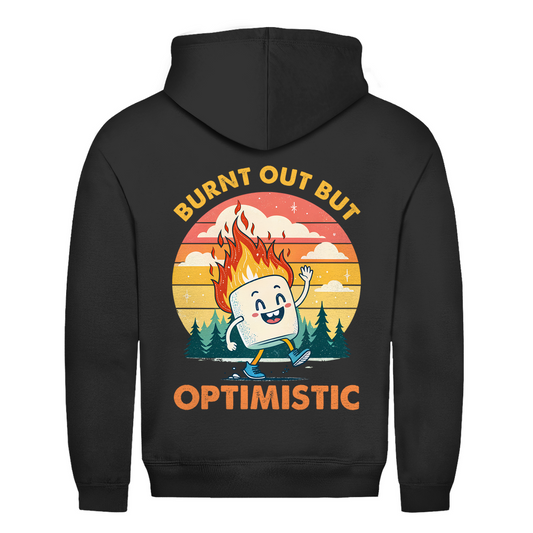 Unisex Hoodie-Rückenprint Burnt Out