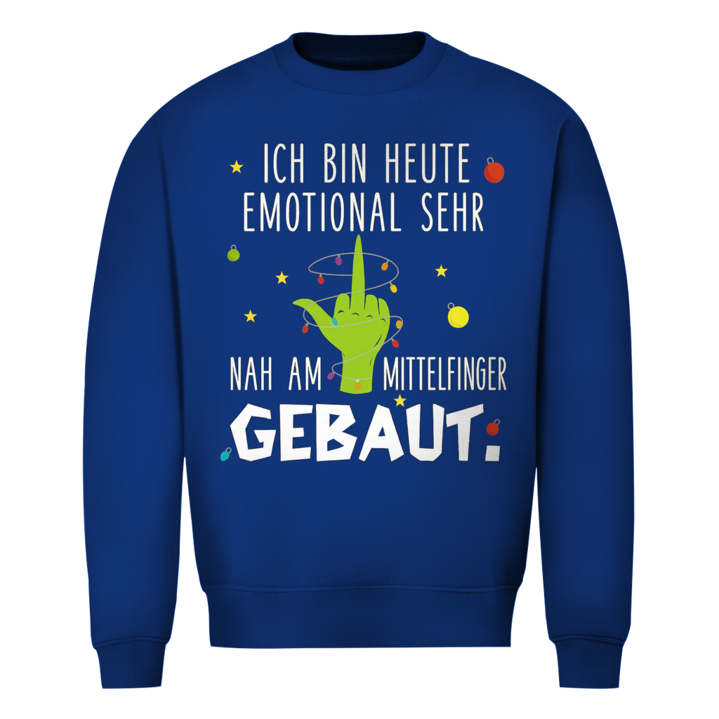Emotional sehr nah am Mittelfinger | Unisex Sweatshirt