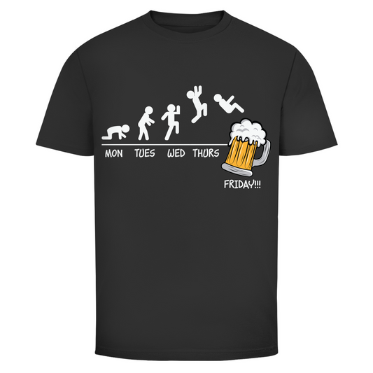 T-Shirt Männer- Friday Bier