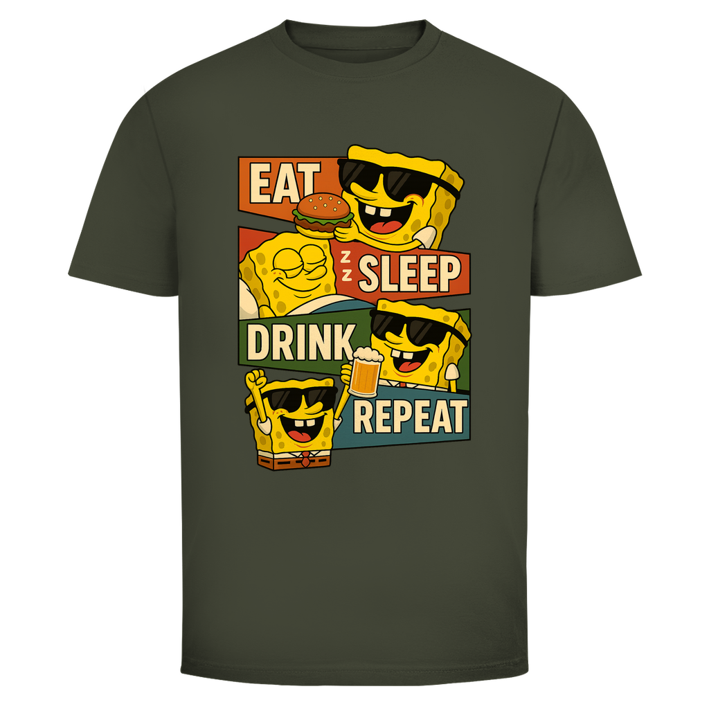 T-Shirt Männer - Eat Sleep Drink Repeat