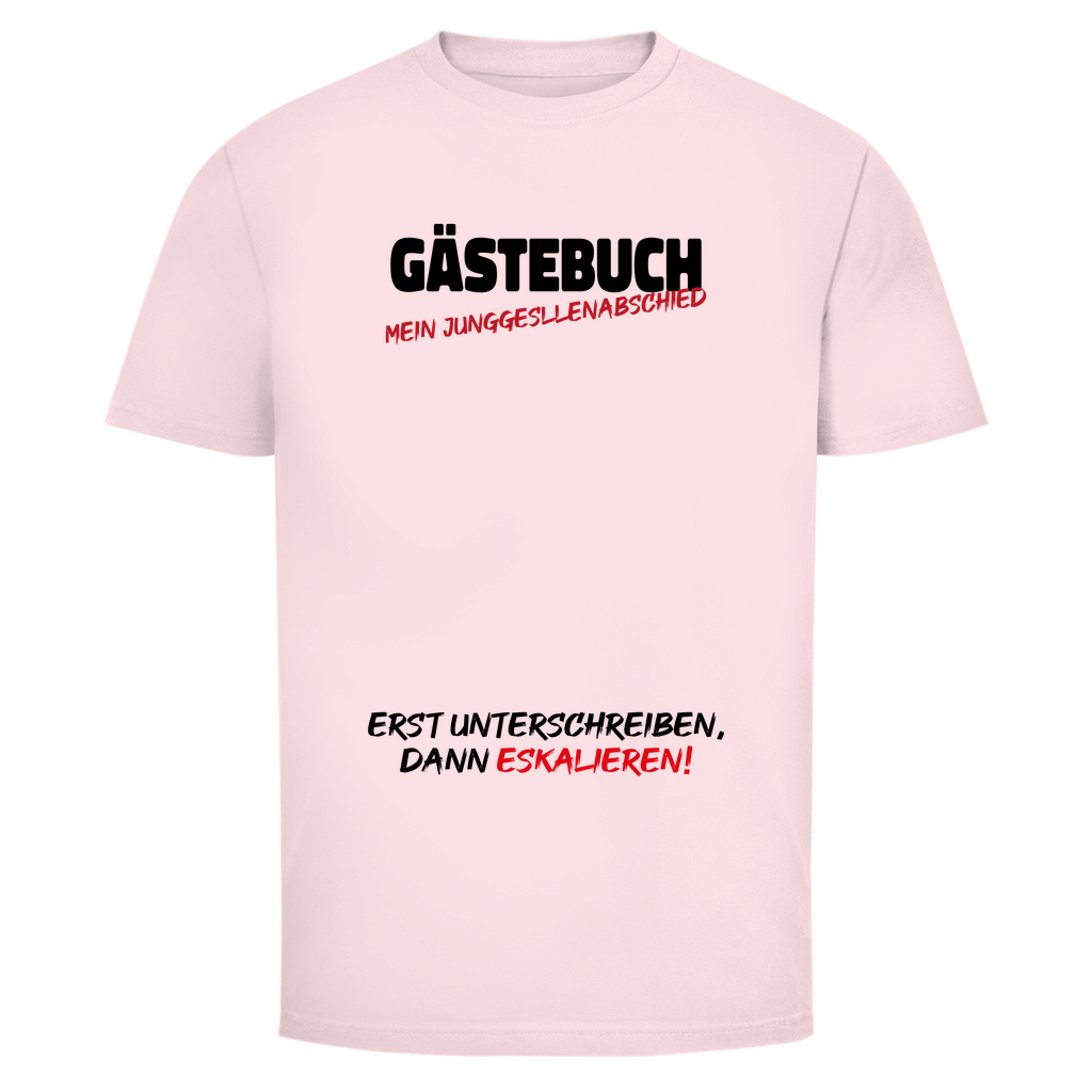 T-Shirt Männer- Gästebuch