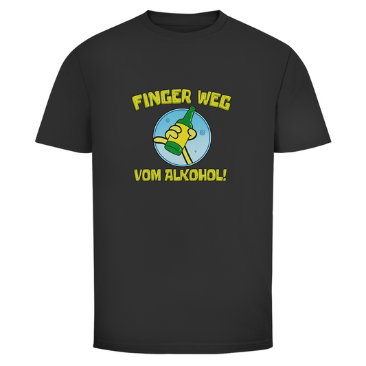 T-Shirt Männer – Finger weg vom Alkohol