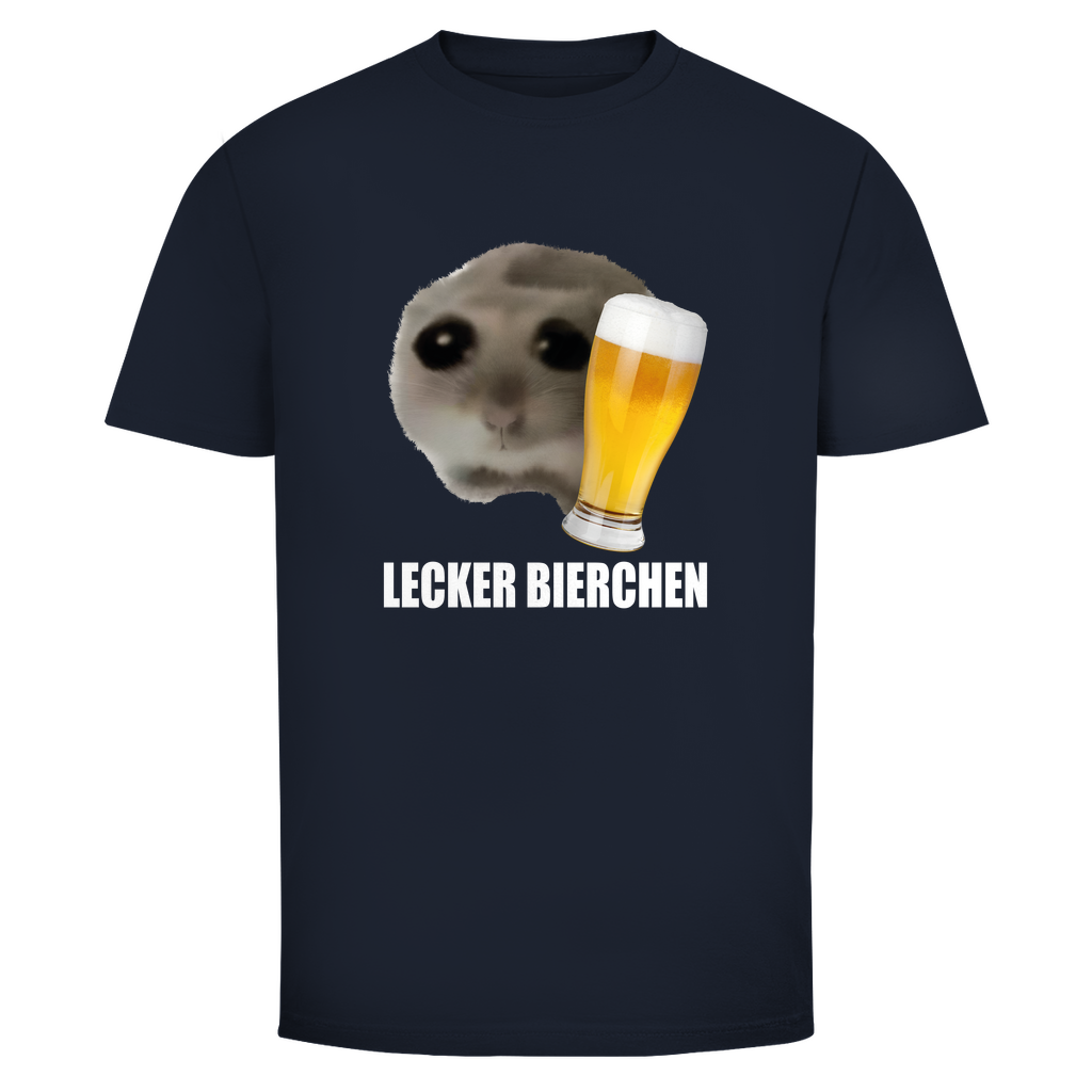 T-Shirt Männer- Lecker Bierchen meme