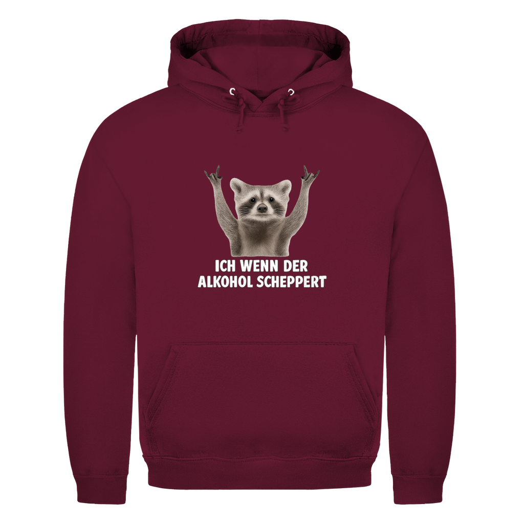 Unisex Hoodie- Wenn der Alkohol scheppert