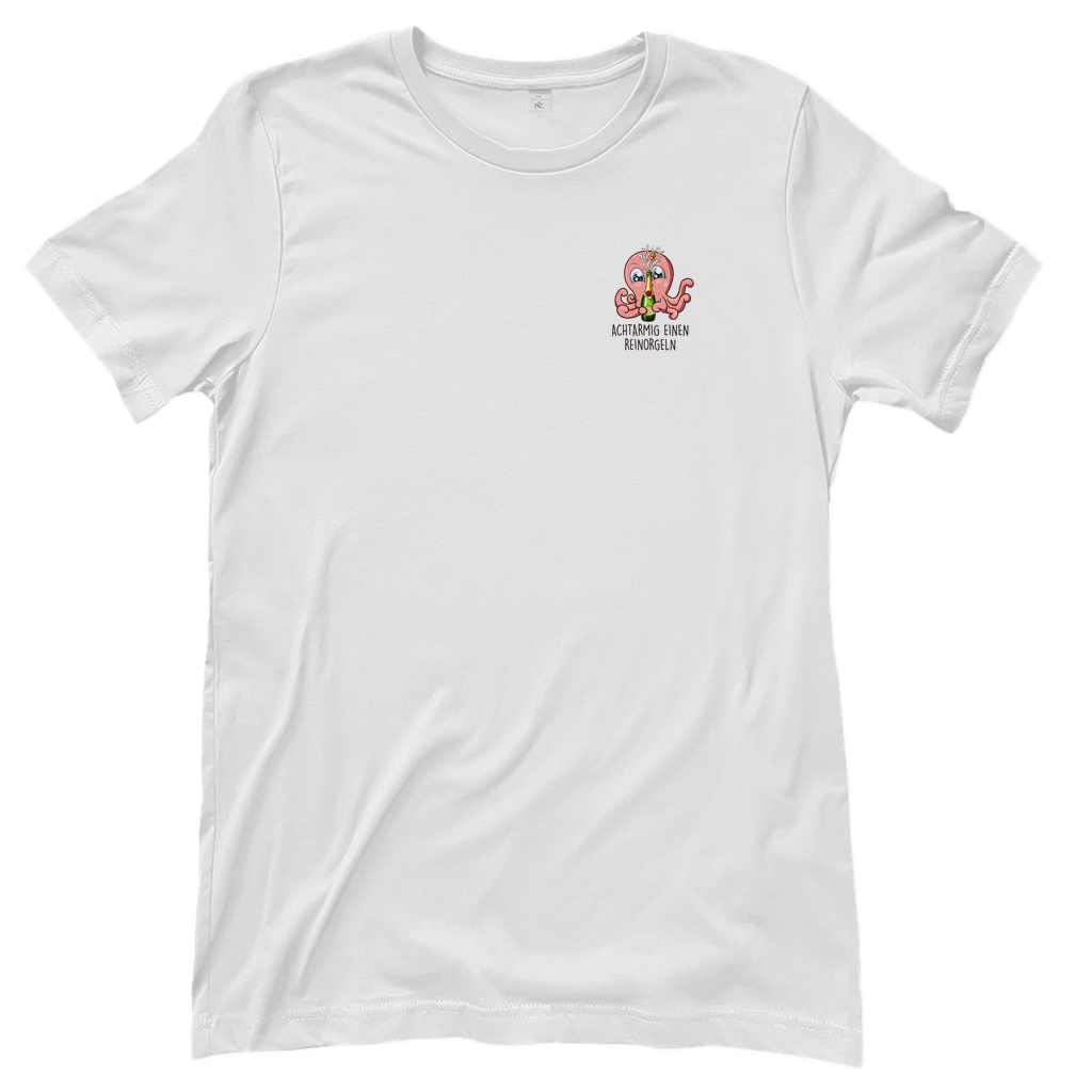 Achtarmig einen reinorgeln Sekt Brustdruck | Premium Frauen T-Shirt