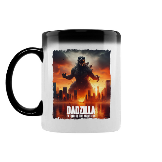 DADZILLA Magic-Tasse – Lustiges Vatertagsgeschenk für Papas mit starken Nerven
