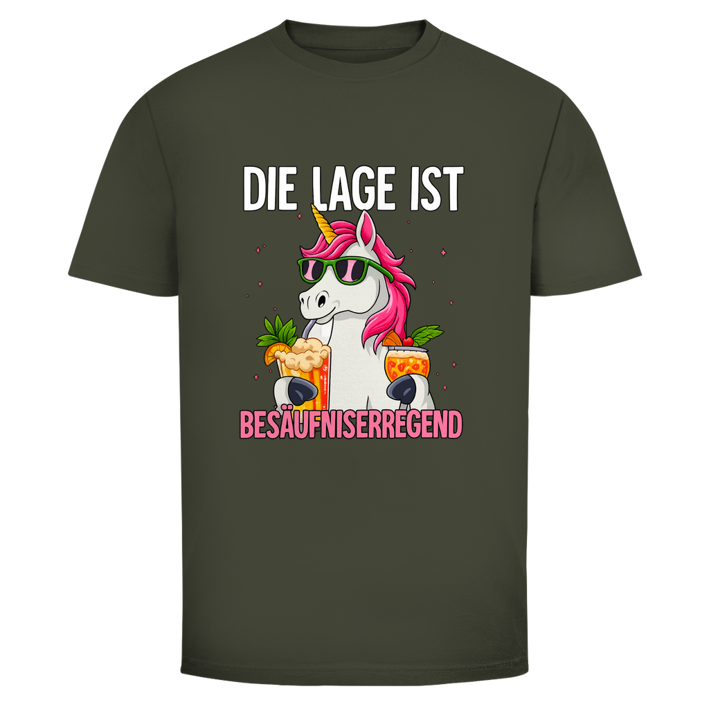T-Shirt Männer - Die Lage ist Besäufniserregend