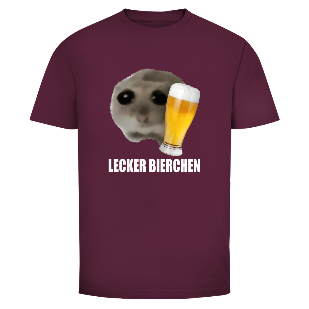 T-Shirt Männer- Lecker Bierchen meme