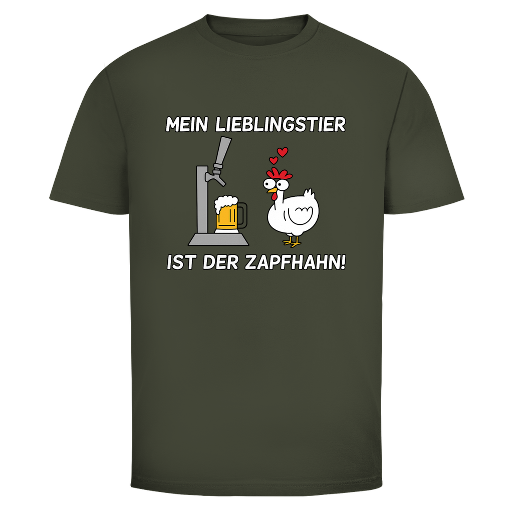T-Shirt Männer – Mein Lieblingstier ist der Zapfhahn