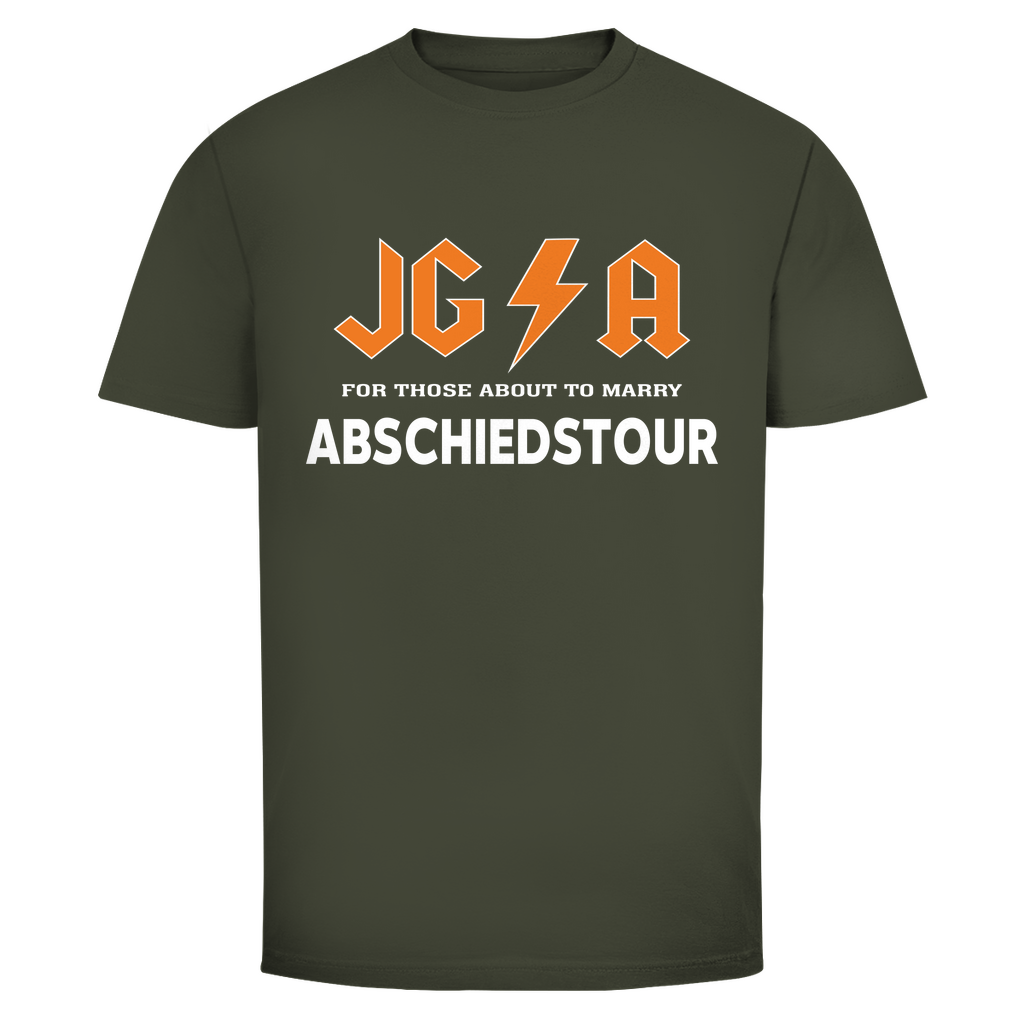T-Shirt Männer- JGA Abschiedstour