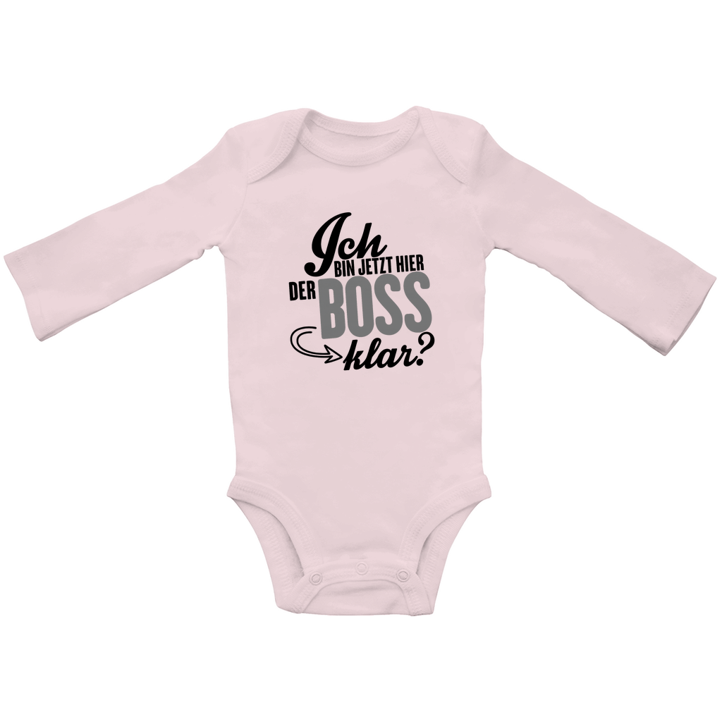 Ich bin jetzt hier der Boss | Baby Body Langarm