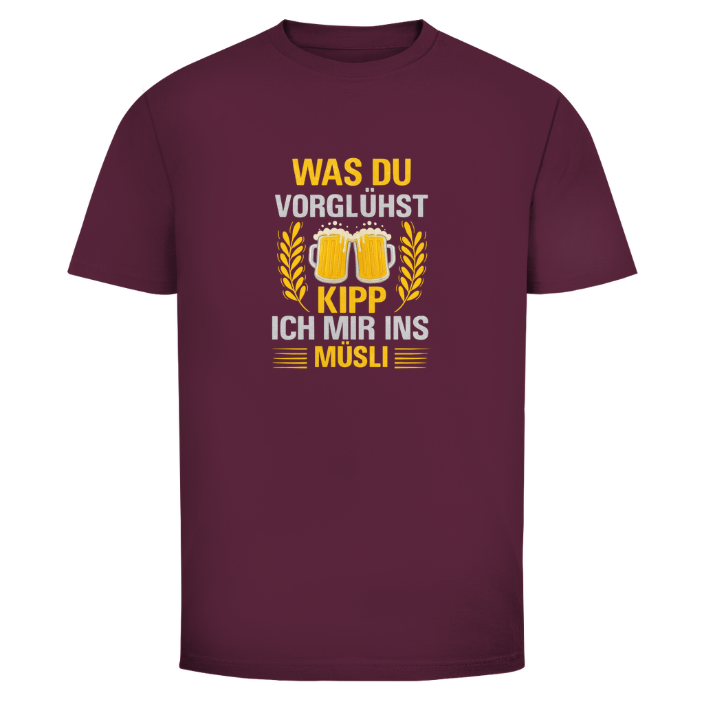 Was du vorglühst | Unisex T-Shirt