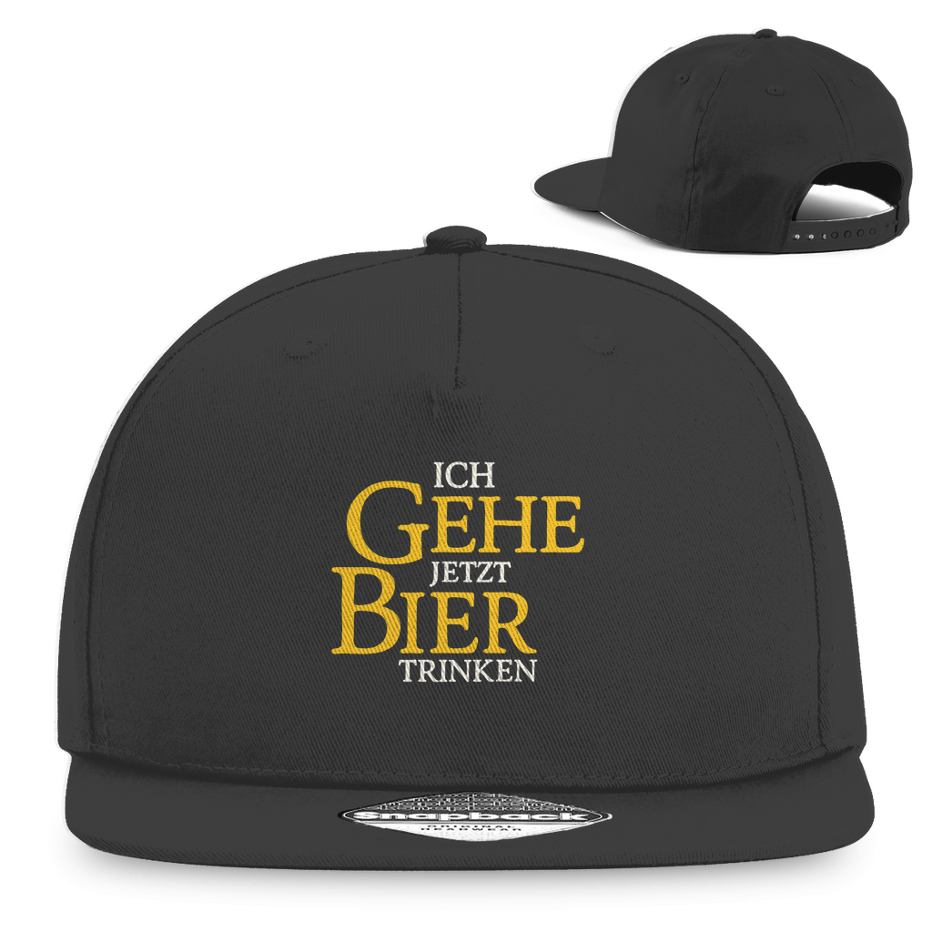 ich gehe jetzt Bier trinken | Snapback Cap