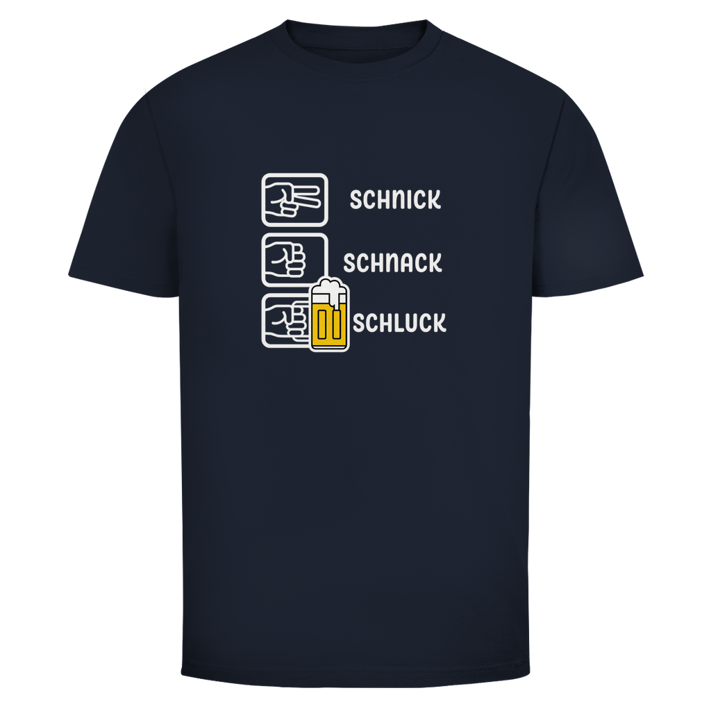 Männer T-Shirt – Schnick Schnack Schluck