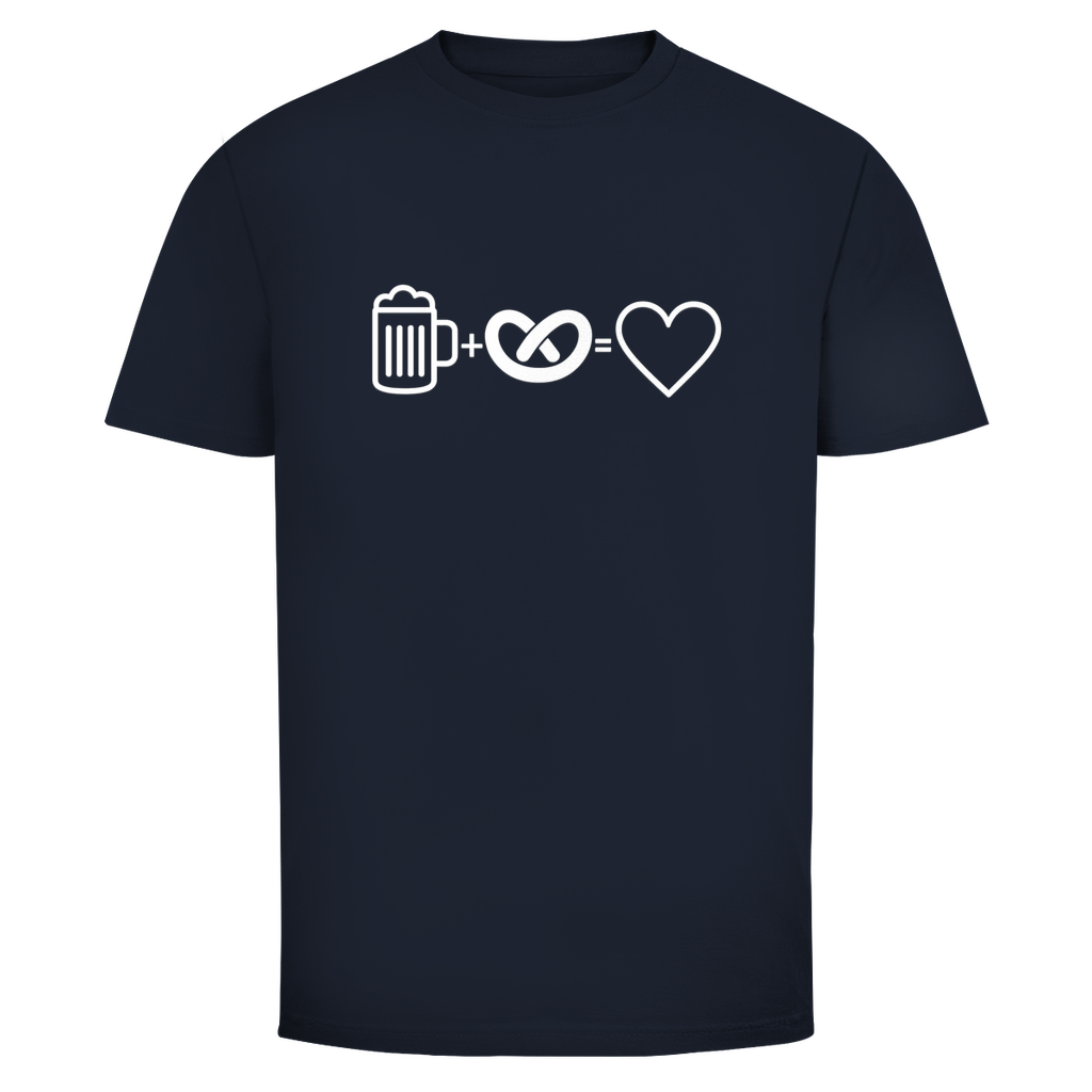 Unisex Wiesn Shirt- Bier + Brezel