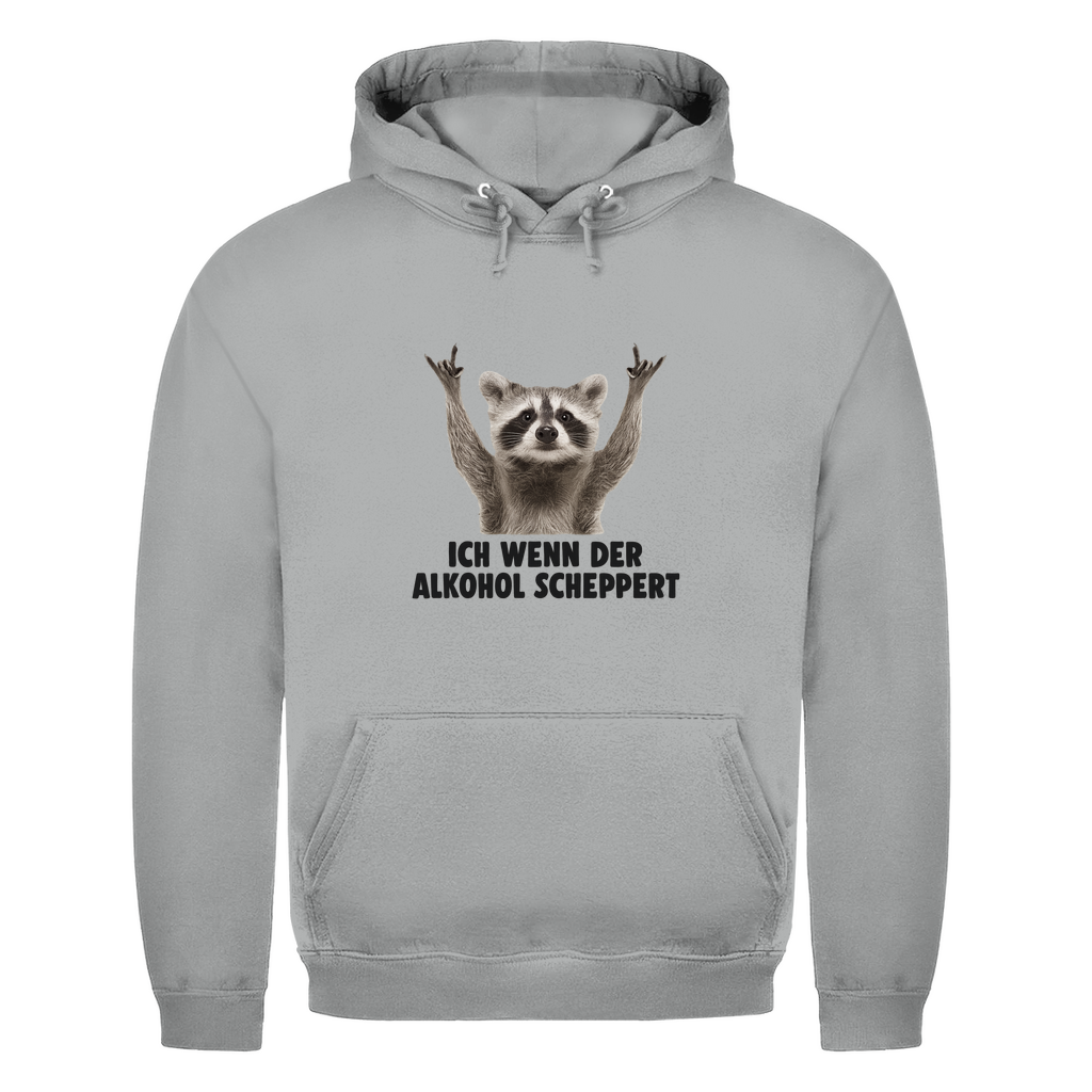 Unisex Hoodie- Wenn der Alkohol scheppert