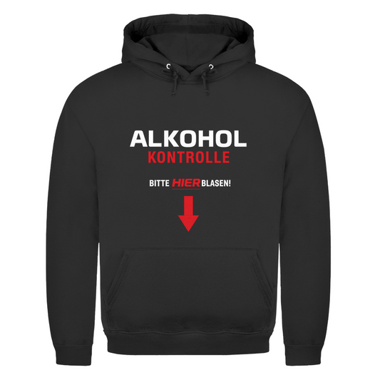 Unisex Hoodie- Alkohol kontrolle