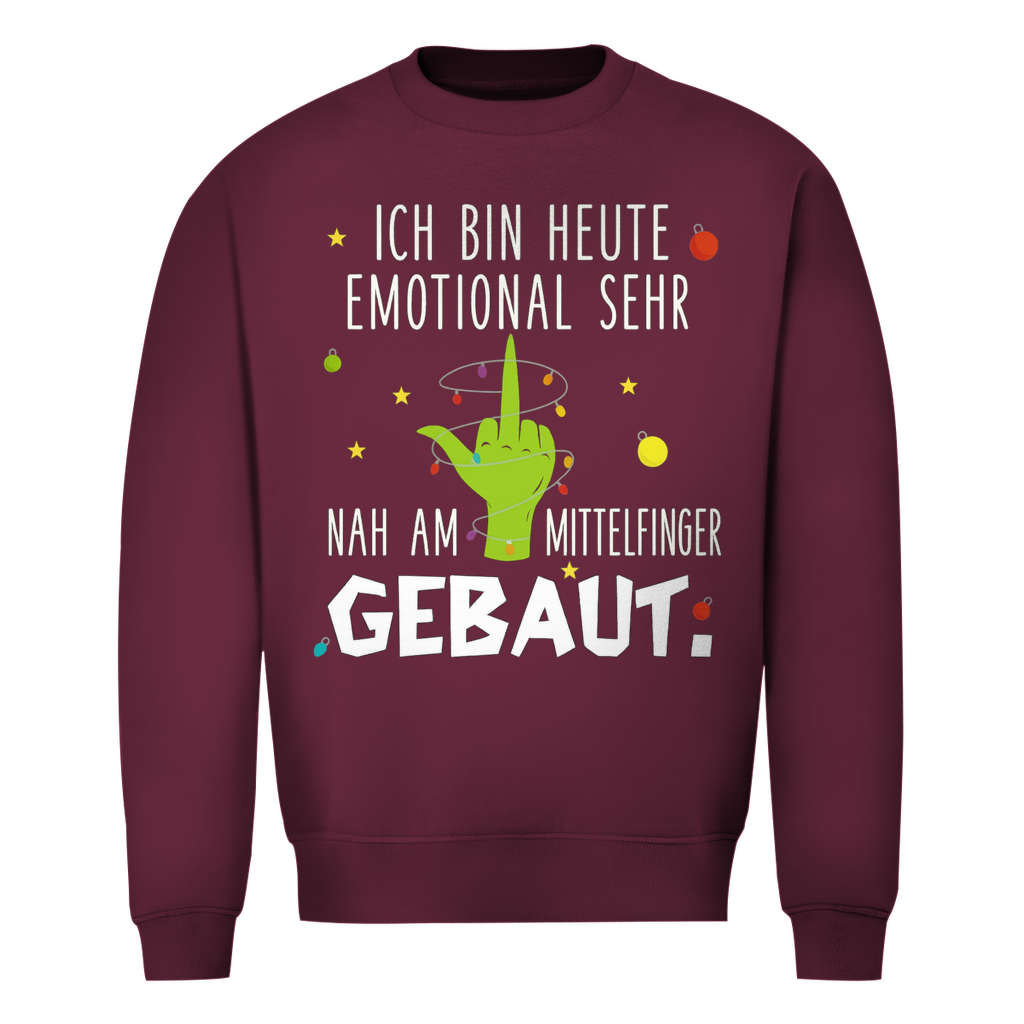 Emotional sehr nah am Mittelfinger | Unisex Sweatshirt