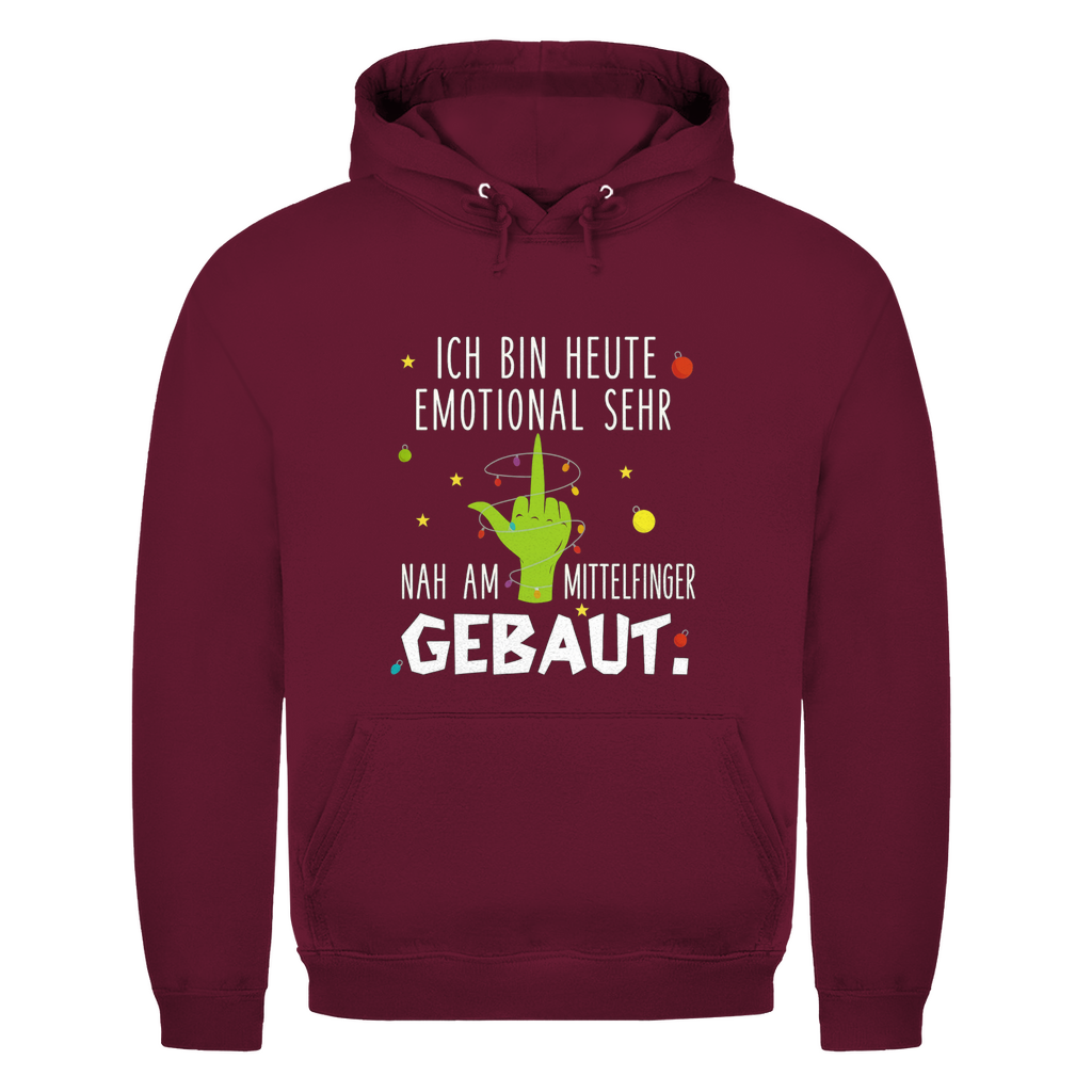 Emotional sehr nah am Mittelfinger | Unisex Hoodie
