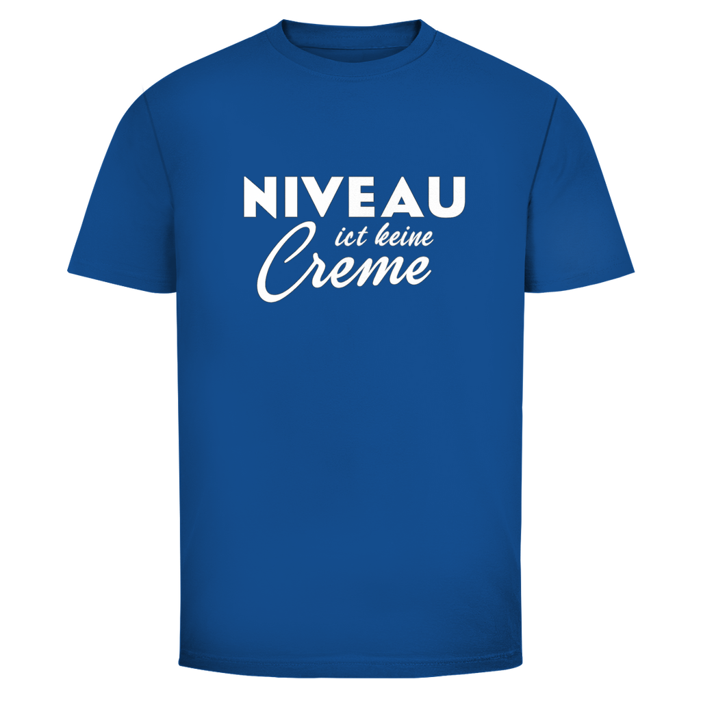T-Shirt Männer - Niveau ist keine Creme