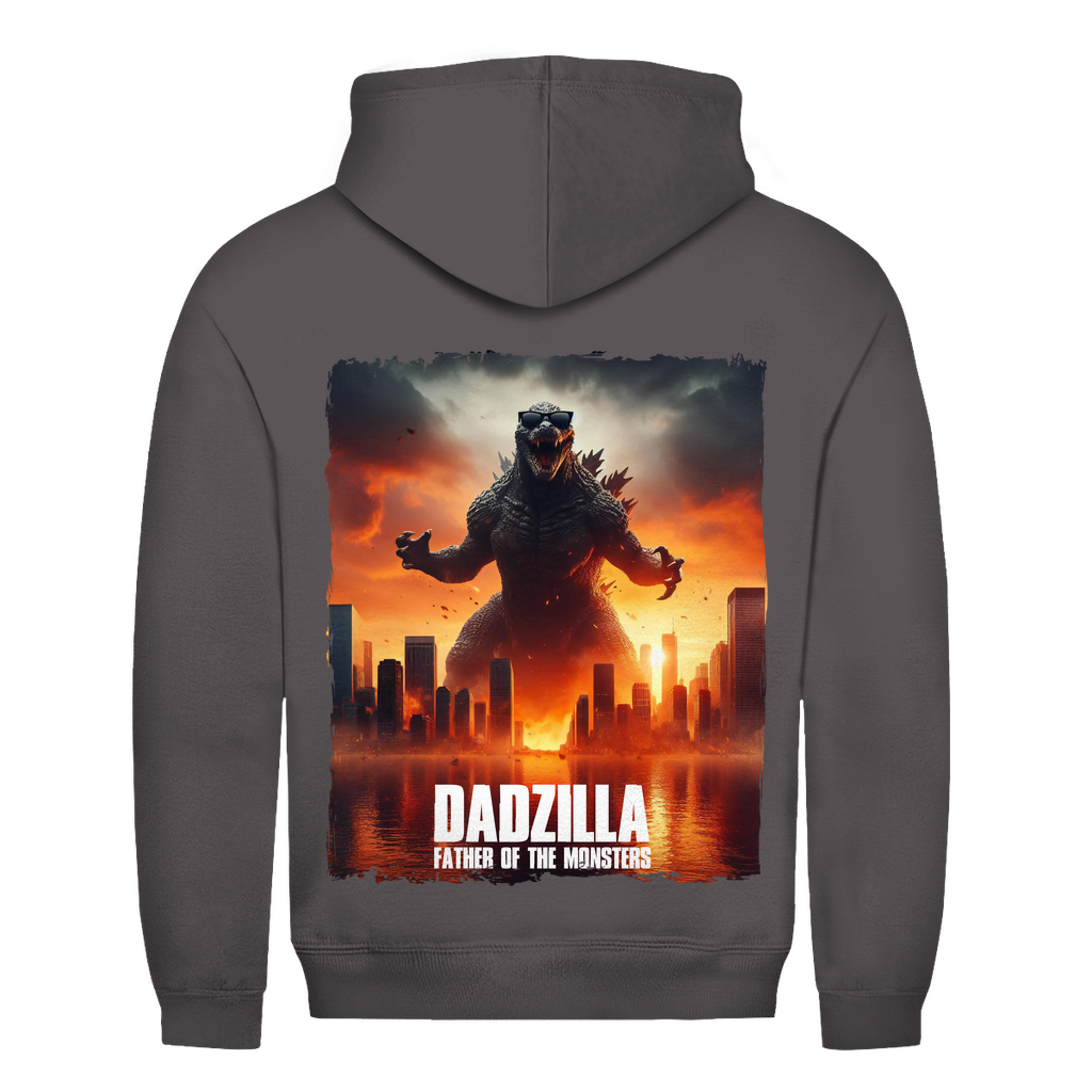Hoodie Männer-Rückendruck Dadzilla