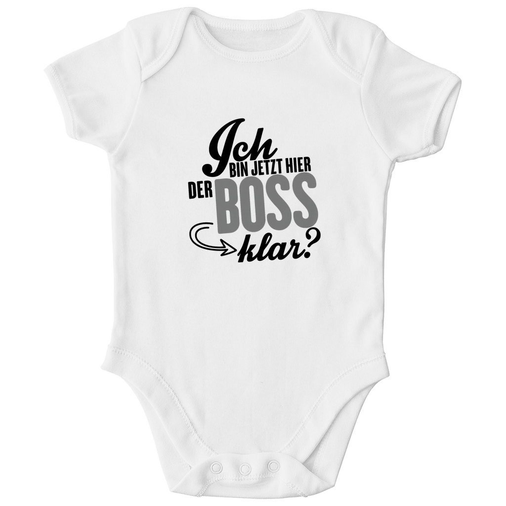 Ich bin jetzt hier der Boss | Baby Body Kurzarm