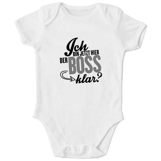 Ich bin jetzt hier der Boss | Baby Body Kurzarm