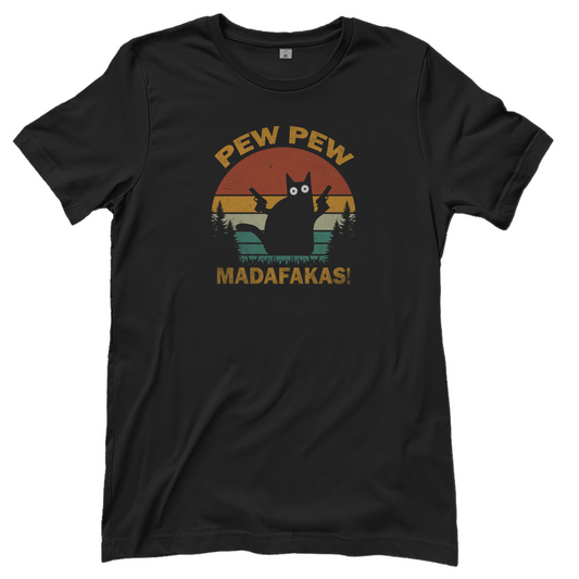 T-Shirt Damen - Pew Pew Madafakas - Vintage Shirt