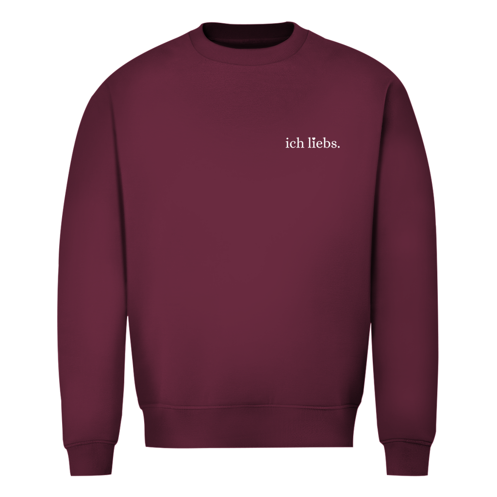 ich liebs. Brustdruck | Unisex Sweatshirt