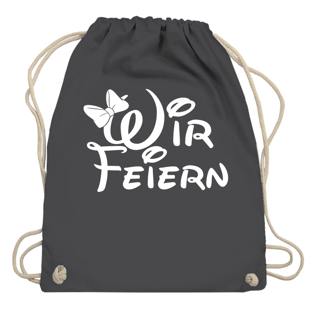 Turnbeutel | Wir feiern | Partybeutel für JGA & Crew