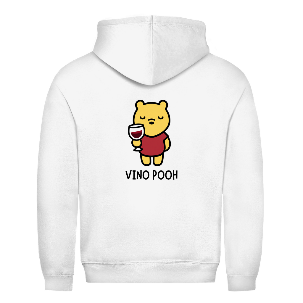 Vino Pooh Rückendruck  | Unisex Hoodie