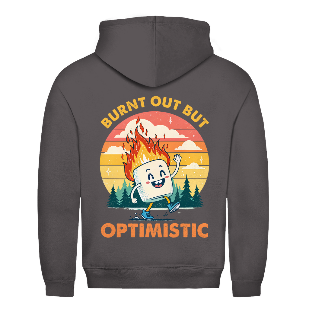 Unisex Hoodie-Rückenprint Burnt Out