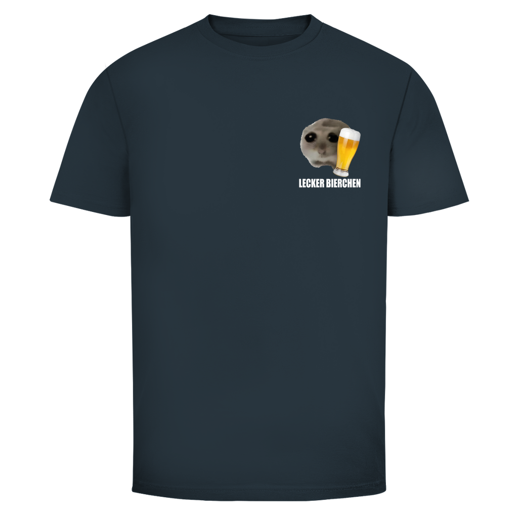 T-Shirt Männer– Lecker Bierchen meme Minimaslistisch